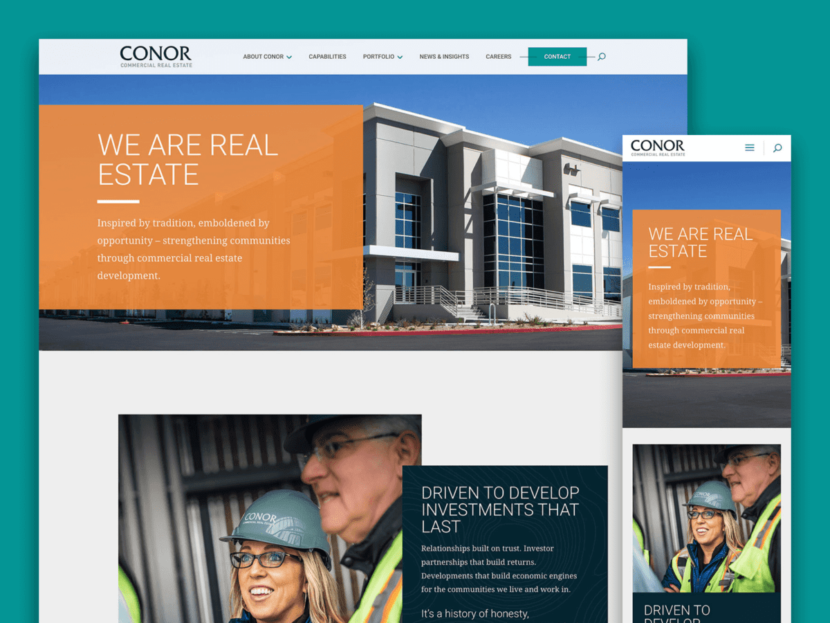 Conor Commercial Website Redesign Case Study