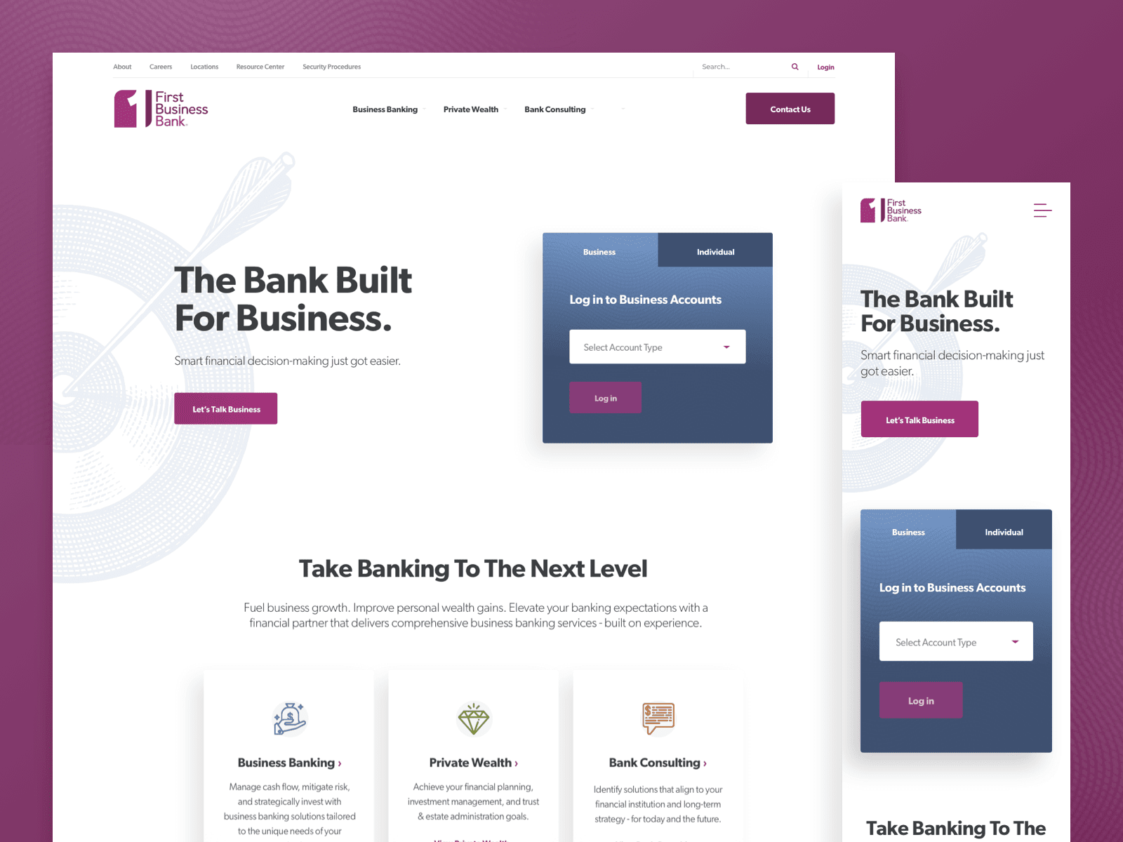 First Business Bank Website Redesign Case Study | Orbit Media