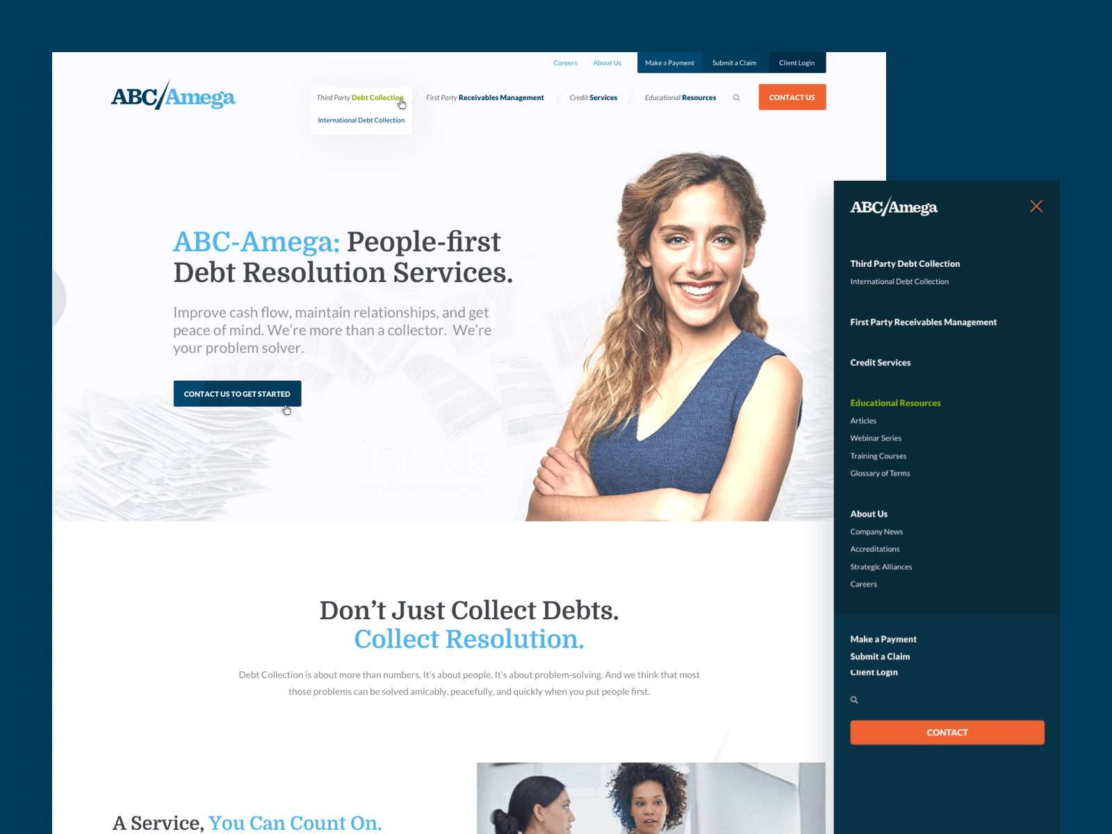 ABC Amega Website Redesign Case Study Orbit Media